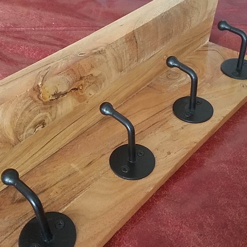 Hooks with shelf